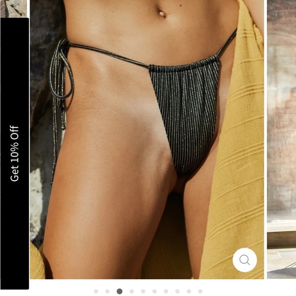 Monica Hansen Gold Bikini Set - Picture 11 of 12